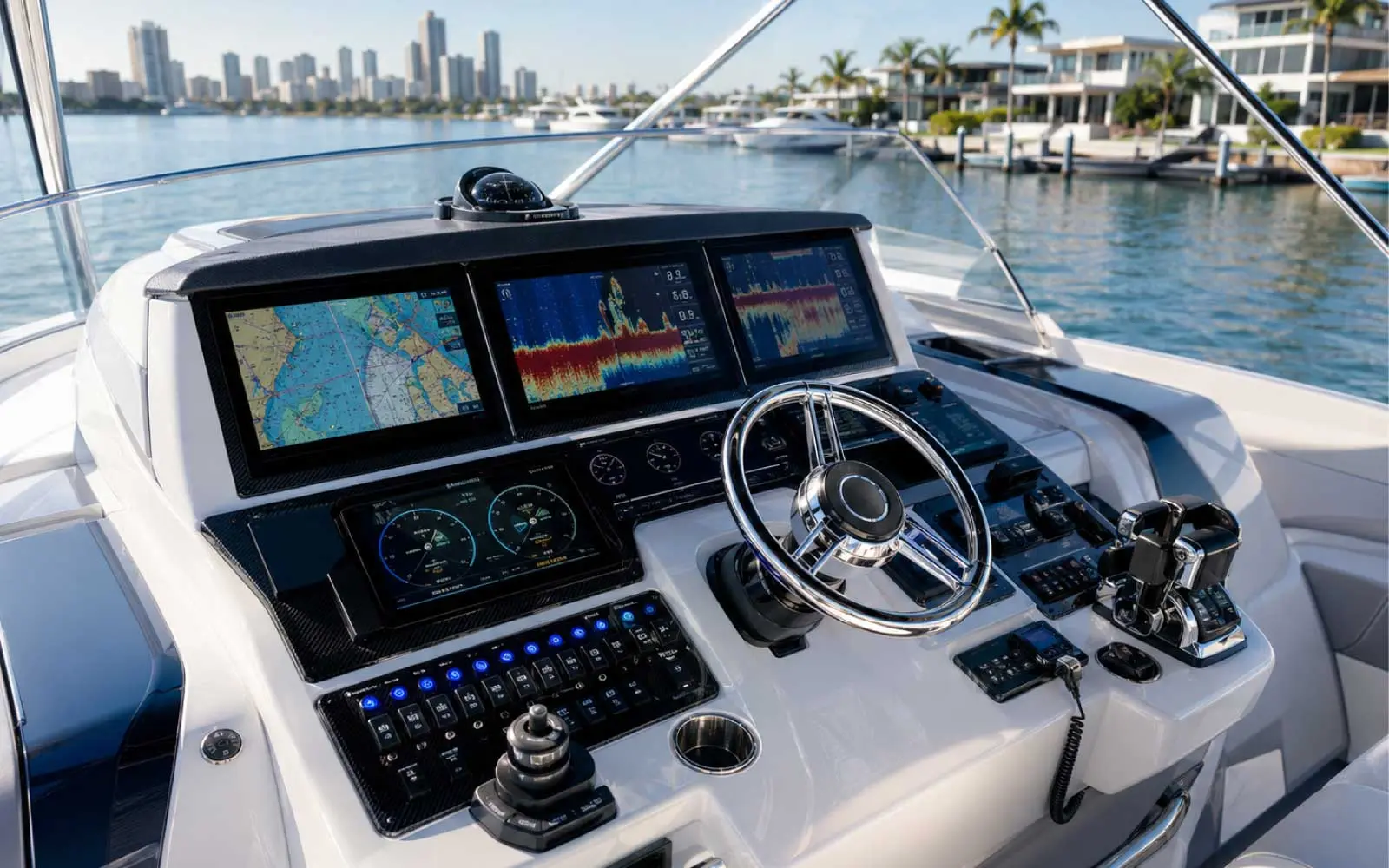 Marine electronics installation Gold Coast