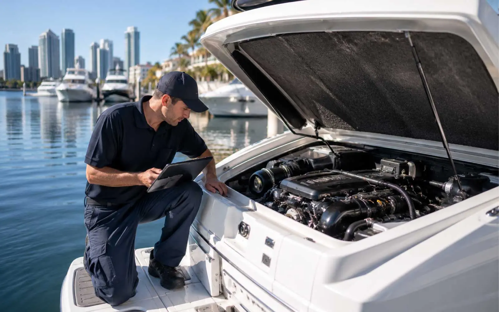 Pre-purchase boat inspection Gold Coast
